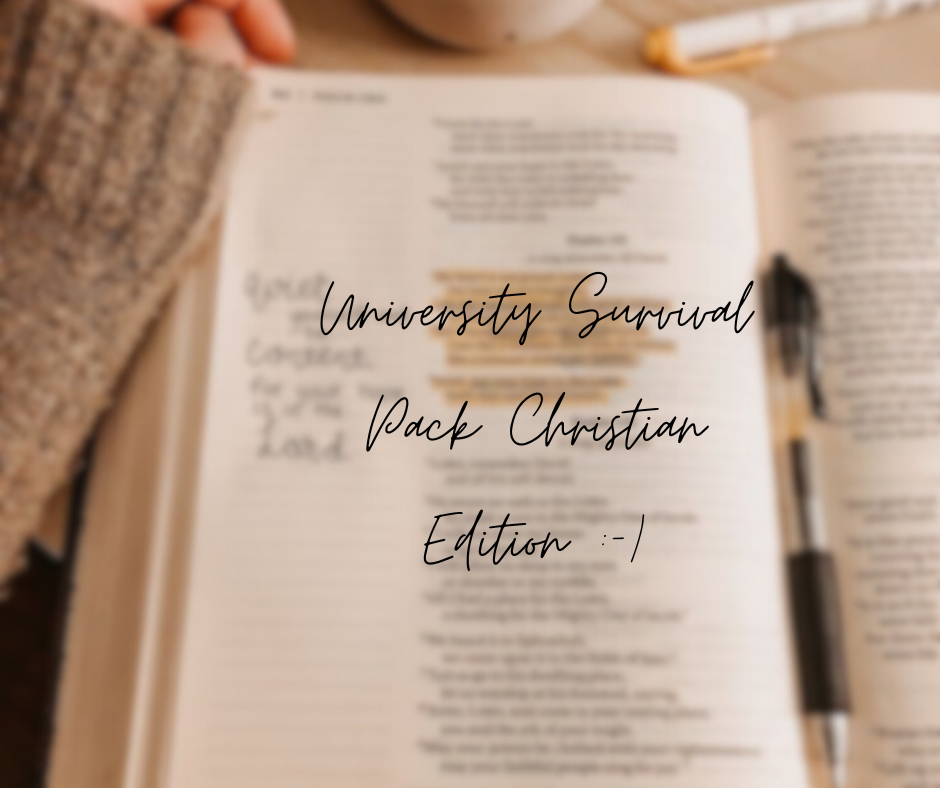 University Survival Pack Christian Edition :⁠-⁠) - Cover Image